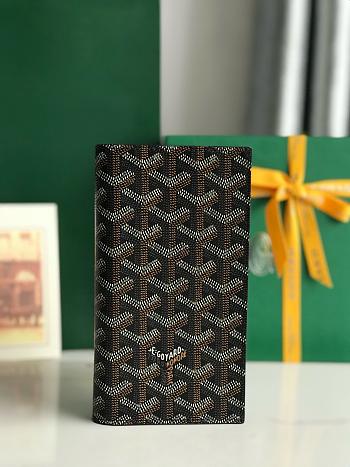 Goyard Saint-Lambert Wallet Black 17.5x10x2cm