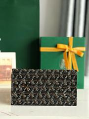 Goyard Saint-Lambert Wallet Black 17.5x10x2cm - 2