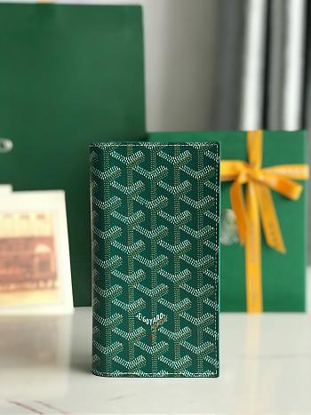 Goyard Saint-Lambert Wallet Green 17.5x10x2cm