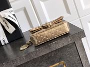 Chanel Flap Bag Mini with Hook Lambskin Gold 12.5x8x5cm - 6