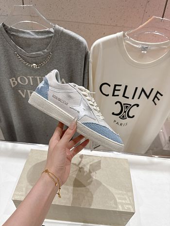 Golden Goose Ball Star LTD Suede Denim Sneaker