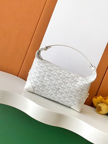 Goyard Boeing Toilet Bag White 23x13x12cm