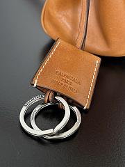 Balenciaga Rodeo Small Handbag Brown Smooth 27x8x21cm - 6