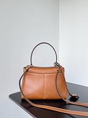 Balenciaga Rodeo Small Handbag Brown Smooth 27x8x21cm - 5