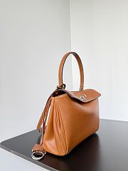 Balenciaga Rodeo Small Handbag Brown Smooth 27x8x21cm - 2