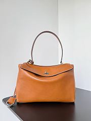 Balenciaga Rodeo Medium Handbag Brown Smooth 34x11x24cm - 1