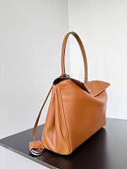 Balenciaga Rodeo Medium Handbag Brown Smooth 34x11x24cm - 6