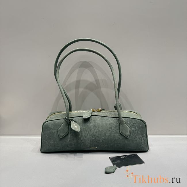 Alaia Le Teckel Medium Bag Green 33x11x10cm - 1