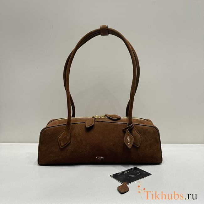 Alaia Le Teckel Medium Bag Brown 33x11x10cm - 1