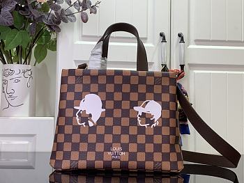 Louis Vuitton LV Mini Shopper Tote Damier 26x20x10cm