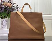 Louis Vuitton LV Pharrell x Nigo Tote Bag Brown 40x32x16cm - 2
