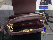 Louis Vuitton LV Mini Capucines Dark Brown Ostrich 21x14x8cm - 4