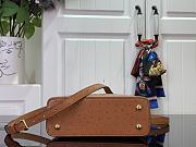 Louis Vuitton LV Mini Capucines Brown Ostrich 21x14x8cm - 6
