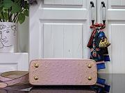Louis Vuitton LV Mini Capucines Light Pink Ostrich 21x14x8cm - 6