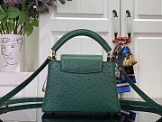 Louis Vuitton LV Mini Capucines Green Ostrich 21x14x8cm - 4