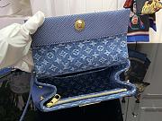 Louis Vuitton LV Cluny Mini Blue 20x16x7.5cm - 3