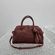 Jacquemus Turismo Small Soft Bowling Bag Brown 26x16x11cm - 1