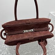 Jacquemus Turismo Small Soft Bowling Bag Brown 26x16x11cm - 6
