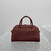 Jacquemus Turismo Small Soft Bowling Bag Brown 26x16x11cm - 5