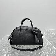 Jacquemus Turismo Small Soft Bowling Bag Black 26x16x11cm - 1