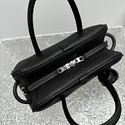 Jacquemus Turismo Small Soft Bowling Bag Black 26x16x11cm - 4