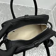 Jacquemus Turismo Small Soft Bowling Bag Black 26x16x11cm - 3