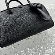 Jacquemus Turismo Small Soft Bowling Bag Black 26x16x11cm - 2