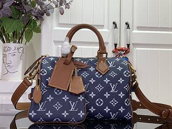 Louis Vuitton LV Speedy P9 Bandoulière 25 Blue 25x15x15cm