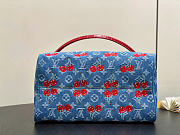 Louis Vuitton LV x TM Speedy Soft 30 Denim Blue 30x21x17cm - 5
