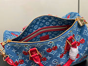 Louis Vuitton LV x TM Speedy Soft 30 Denim Blue 30x21x17cm - 4