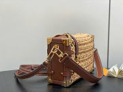 Louis Vuitton LV Side Trunk MM Raffia 23.5x16x8.5cm - 6