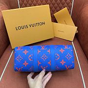 Louis Vuitton LV Keepall Bandoulière 25 Blue/Red 25x15x11cm - 6
