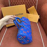 Louis Vuitton LV Keepall Bandoulière 25 Blue/Red 25x15x11cm - 5