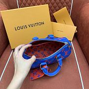 Louis Vuitton LV Keepall Bandoulière 25 Blue/Red 25x15x11cm - 2