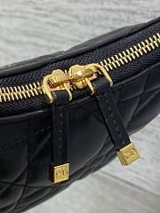 Dior Diorling Mini Bag Black with Chain 21x17x7cm - 6