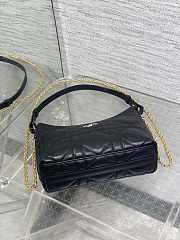 Dior Diorling Mini Bag Black with Chain 21x17x7cm - 3