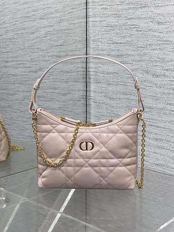 Dior Diorling Mini Bag Pink with Chain 21x17x7cm