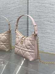 Dior Diorling Mini Bag Pink with Chain 21x17x7cm - 5