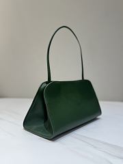 The Row Peggy Clutch Bag Green 28x16x12cm - 6