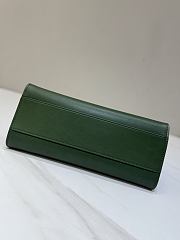 The Row Peggy Clutch Bag Green 28x16x12cm - 5