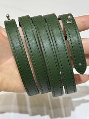 The Row Peggy Clutch Bag Green 28x16x12cm - 2