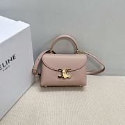 Celine Teen Nino Bag Calfskin Pink 20.5x13x8cm - 1