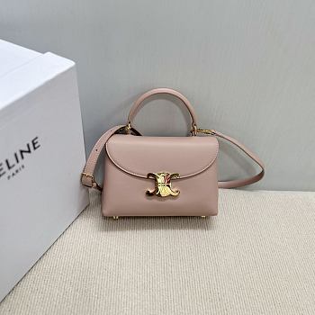 Celine Teen Nino Bag Calfskin Pink 20.5x13x8cm