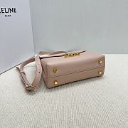 Celine Teen Nino Bag Calfskin Pink 20.5x13x8cm - 6