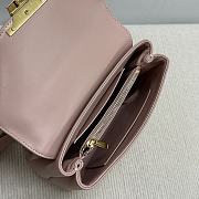 Celine Teen Nino Bag Calfskin Pink 20.5x13x8cm - 5
