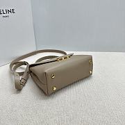 Celine Teen Nino Bag Calfskin Taupe 20.5x13x8cm - 6