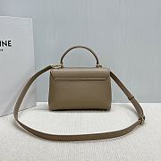 Celine Teen Nino Bag Calfskin Taupe 20.5x13x8cm - 3