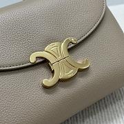 Celine Teen Nino Bag Calfskin Taupe 20.5x13x8cm - 5