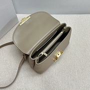 Celine Teen Nino Bag Calfskin Taupe 20.5x13x8cm - 4