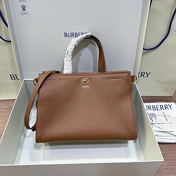 Burberry Small Cotswolds Tote Brown Bag 30.5x13x22.5cm